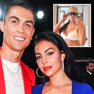 Cristiano Ronaldo and Georgina Rodríguez.