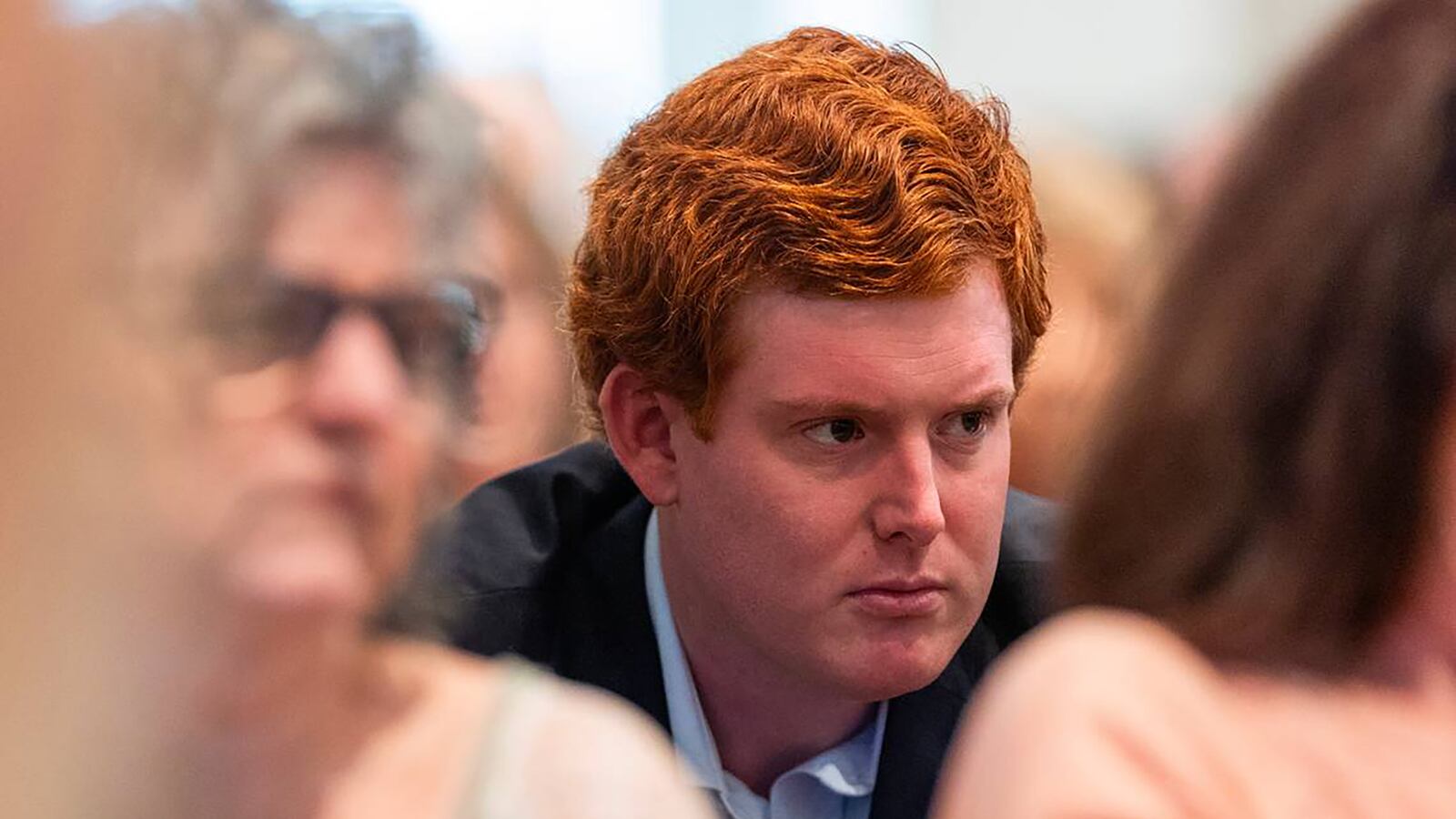 Buster Murdaugh stood by his father during his trial for the killings of his little brother and his mother, but seemingly couldn’t wait to get off the line during the May 16 call.