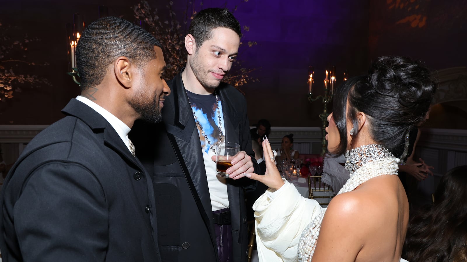 Usher, Pete Davidson, and Kim Kardashian attend The 2023 Met Gala