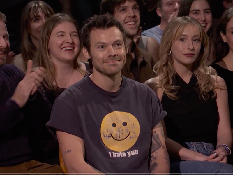 Harry Styles crashed Ryan Gosling's opening monologue.