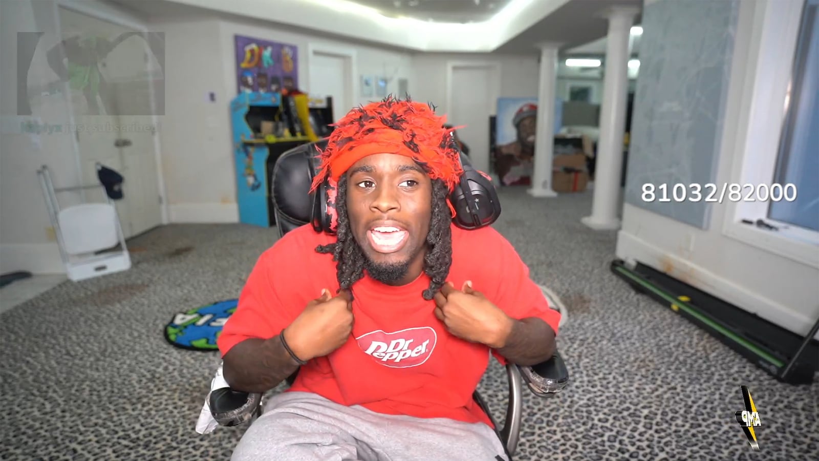 Kai Cenat appears on Twitch