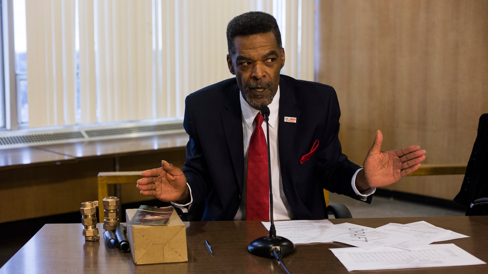 City councilmen Eric Mays of Flint, Mich.