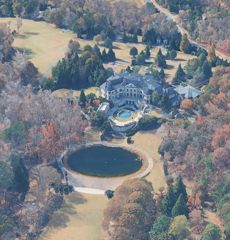Rick Jackson estate at 2015 Trammel Rd, Cumming, Georgia, 30041.