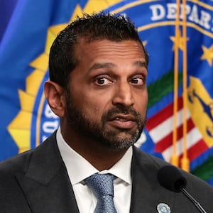 FBI Director Kash Patel and Acting U.S. Attorney General Todd Blanche hold a press conference to discuss Tren de Aragua developments at the Department of Justice in Washington, D.C., U.S., July 1, 2026.