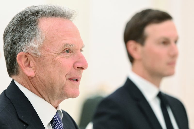 Steve Witkoff and Jared Kushner, Rothkopf says, are too distracted by making deals to provide sound Iran advice.