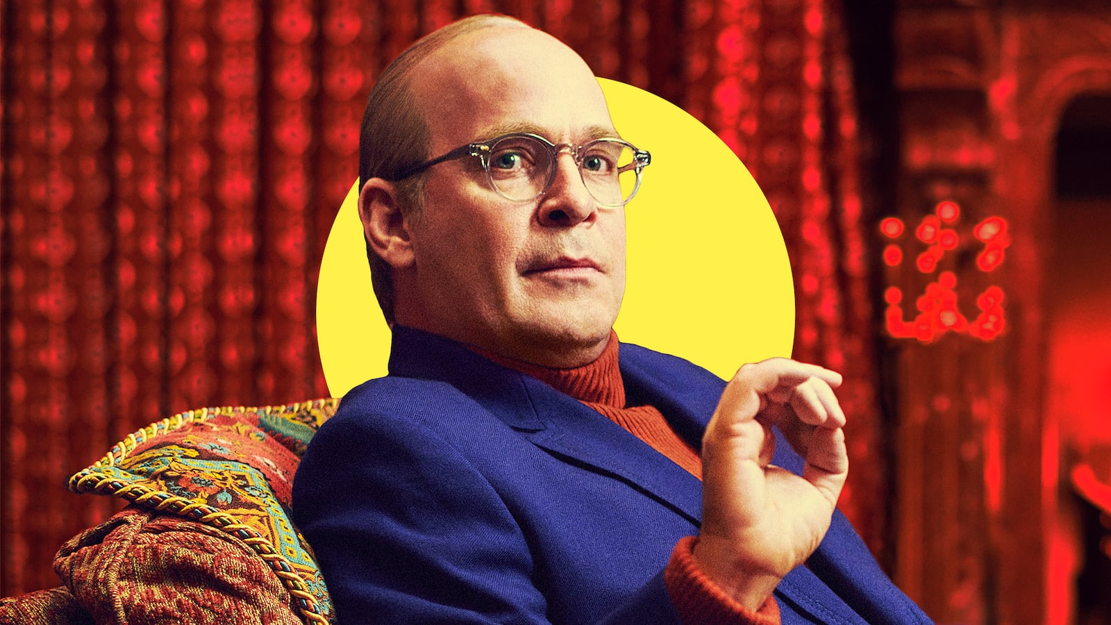 Capote Vs. The Swans -- Pictured: Tom Hollander as Truman Capote