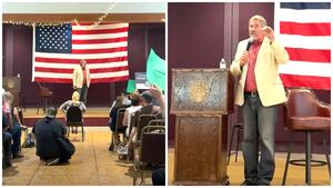 Republican Congressman Doug LaMalfa was booed and yelled at during his town hall in Red Bluff, California.