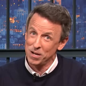 Late Night with Seth Meyers, Meyers talking about the Trump/Epstein scandal