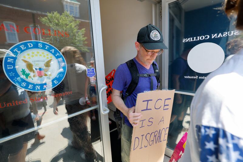 Susan Collins protest