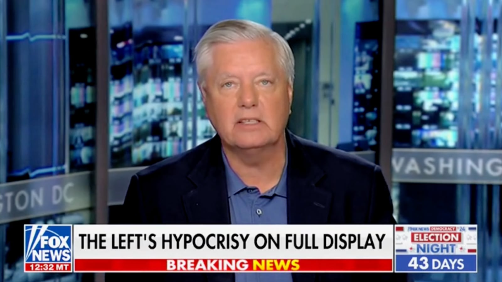 Lindsey Graham appears on Fox News show Hannity.