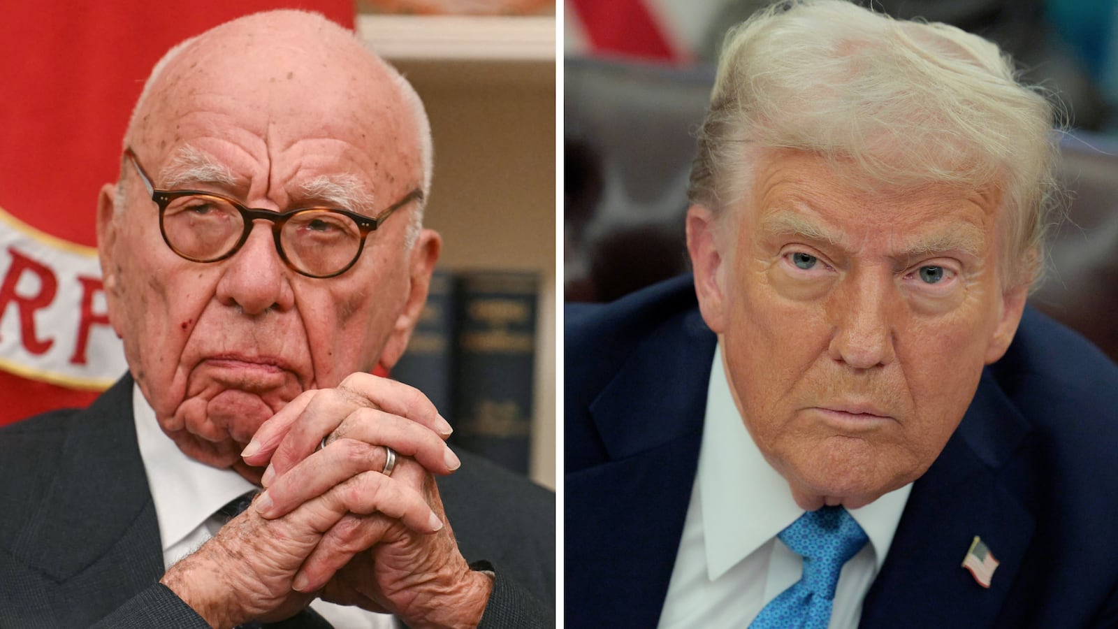 Rupert Murdoch and Donald Trump.