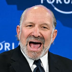 US Commerce Secretary Howard Lutnick speaks during the World Economic Forum (WEF) annual meeting in Davos on January 20, 2026. The World Economic Forum takes place in Davos from January 19 to January 23, 2026. (Photo by Fabrice COFFRINI / AFP via Getty Images)