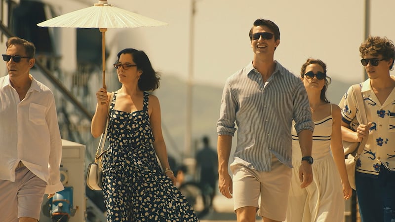 The Ratliff family in "The White Lotus"