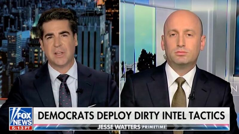 Stephen Miller interviewed on Jesse Watters Primetime.