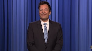 Jimmy Fallon took aim at Trump's radioactive complexion.