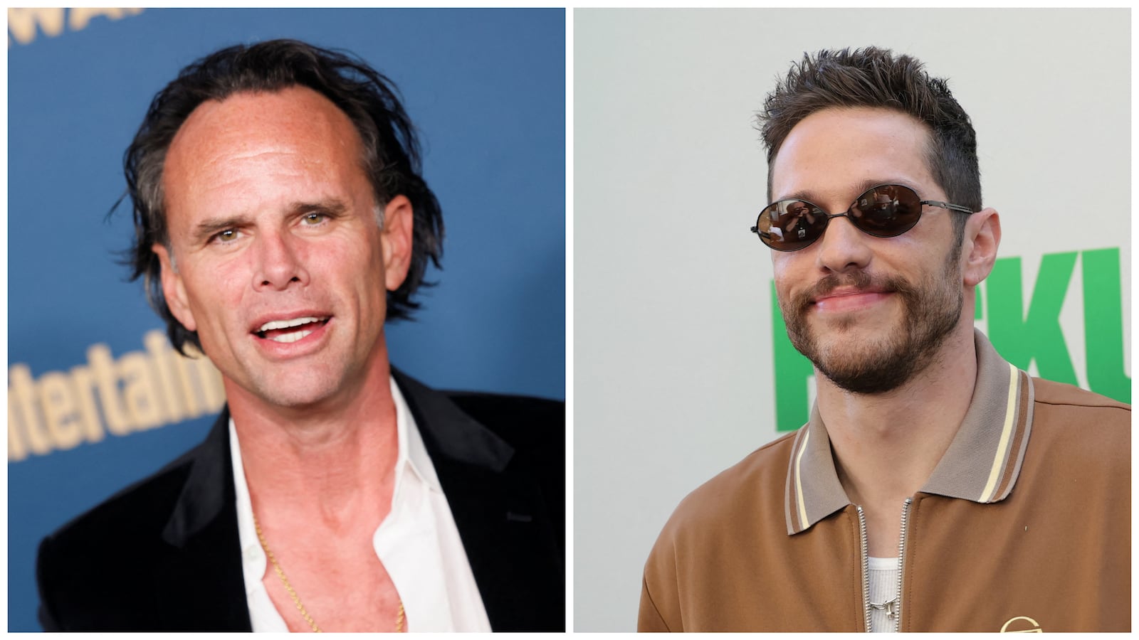 Walton Goggins and Pete Davidson