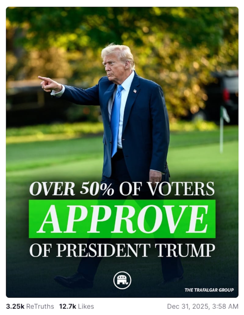 Trump's 2025 New Year's post part 2.