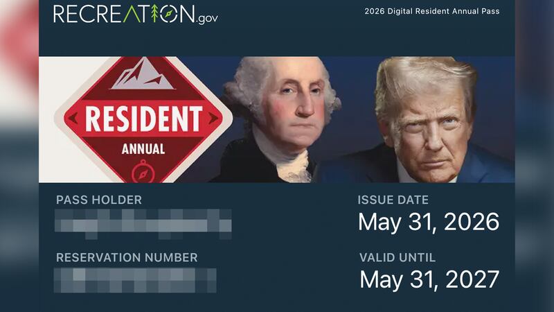 National Park Service 2026 Digital Resident Annual Pass.