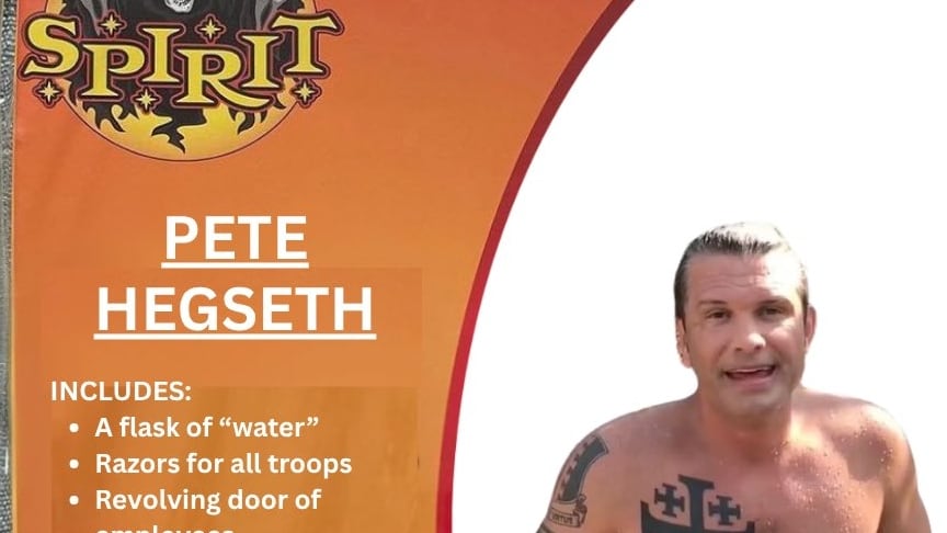 Pete Hegeseth Halloween costume