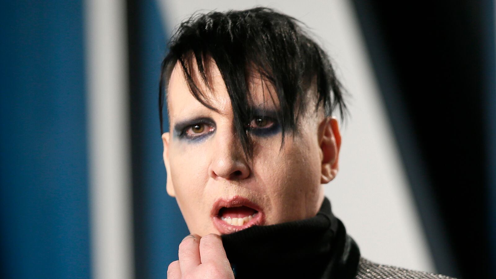 Marilyn Manson attends the Vanity Fair Oscar party in Beverly Hills in 2020.