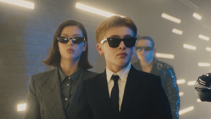 (L-R) Jessica Alexander as Jordan Bennett, Hudson Barry as Cooper 2, Anthony Ramos as The Assassin.