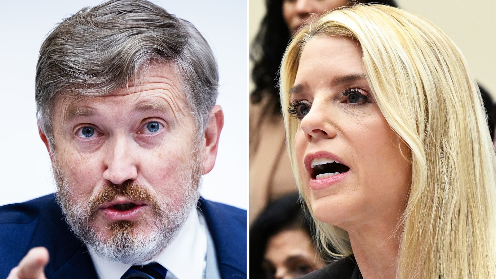 Thomas Massie and Pam Bondi.