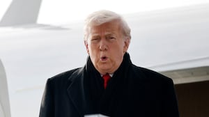 ZURICH, SWITZERLAND - JANUARY 21: U.S. President Donald Trump disembarks Air Force One as he arrives at Zurich Airport before attending the World Economic Forum (WEF) in Davos, on January 21, 2026 in Zurich, Switzerland. The annual meeting of political and business leaders comes amid rising tensions between the United States and Europe over a range of issues, including Trump's vow to acquire Greenland, a semi-autonomous Danish territory. (Photo by Chip Somodevilla/Getty Images)