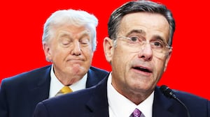 Donald Trump and John Ratcliffe.