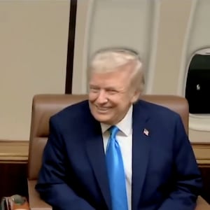 Trump and Emir of Qatar