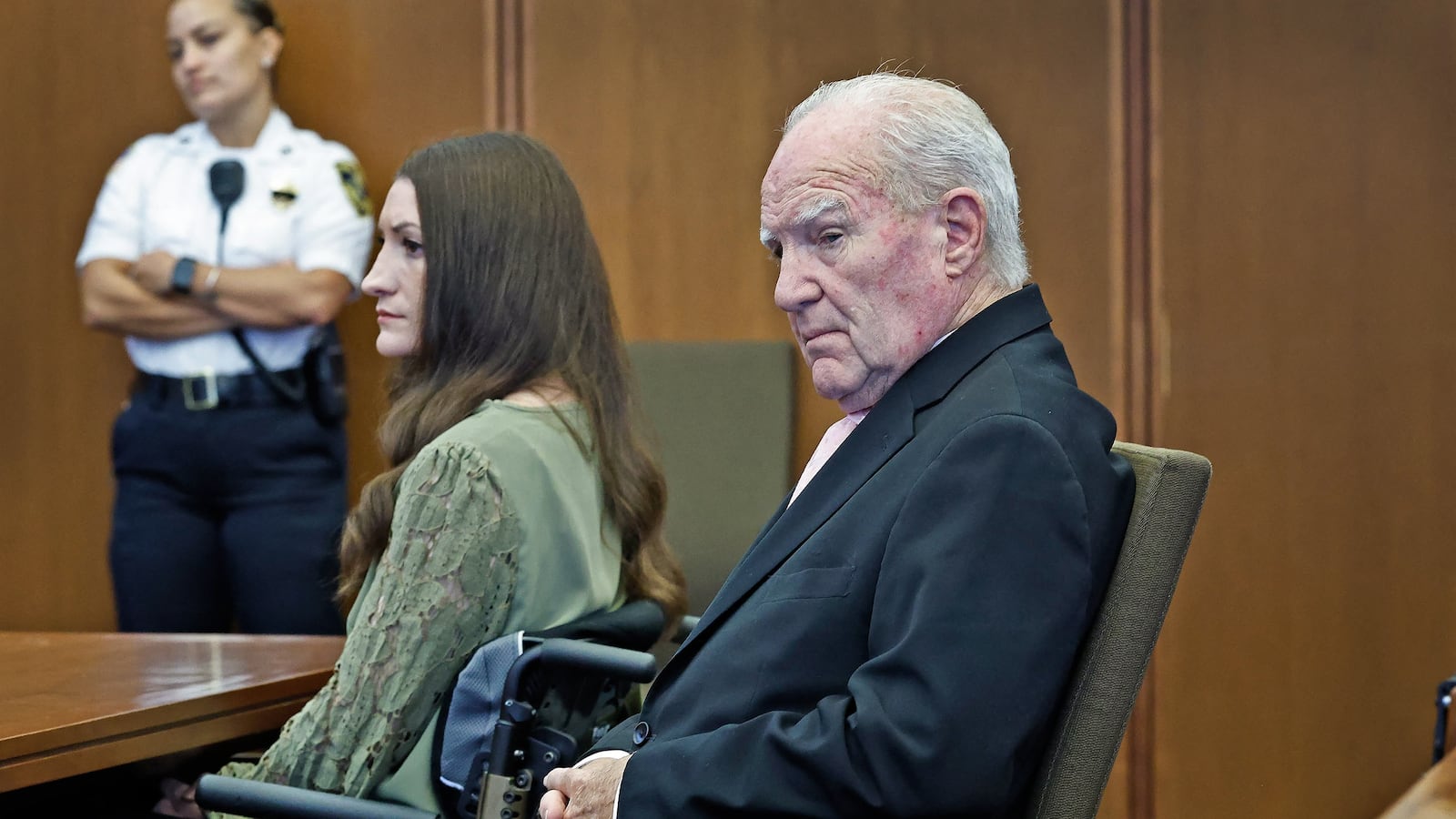 Defense attorney Kevin Reddington and Lindsay Clancy in court.