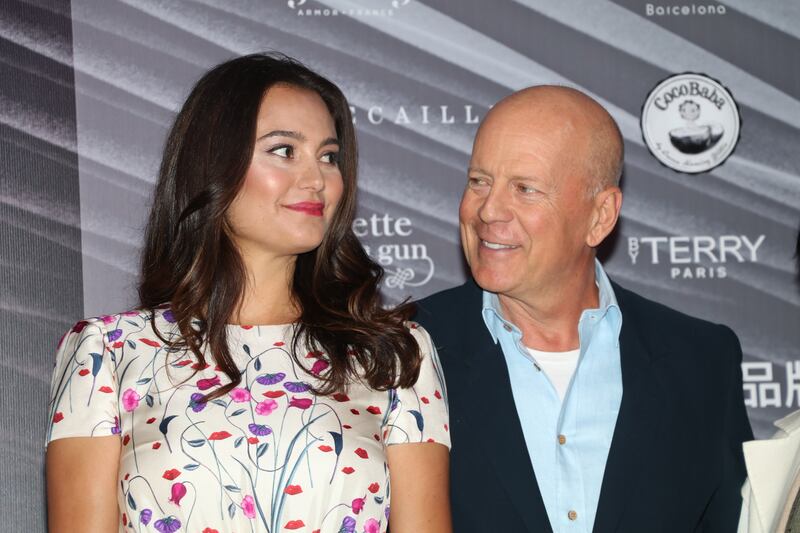 Bruce Willis and his wife Emma Heming.