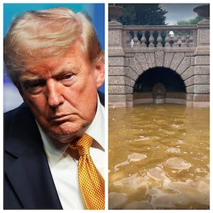 Trump D.C. fountain