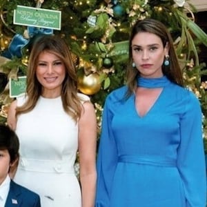 Donald Trump, Melania Trump, Amanda Ungaro, Giovanni Zampolli, and Paolo Zampolli