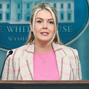 White House Press Secretary Karoline Leavitt insisted on Tuesday that President Donald Trump wasn't just making things up to justify his war.