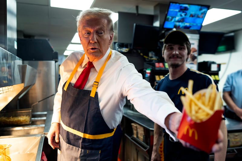 Last year, Trump worked at a McDonald’s in what was perhaps the most successful publicity stunt of the 2024 election cycle, though he reportedly only spent five minutes working the fry station.