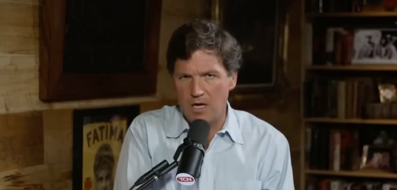 Tukcer Carlson on the Judging Freedom podcast.