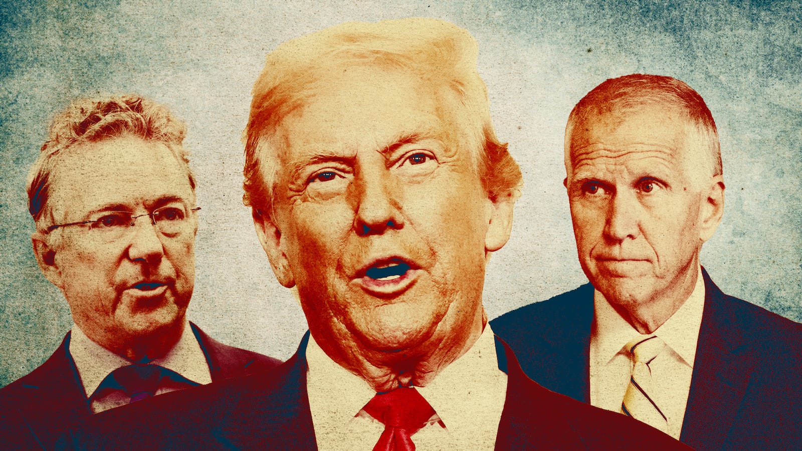 Rand Paul, Donald Trump and Tom Tillis