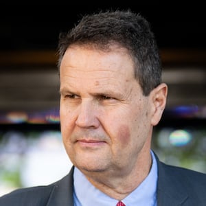 UNITED STATES - MAY 13: Rep. Jeff Crank, R-Colo., leaves the House Republican Conference caucus meeting at the Capitol Hill Club in Washington on Wednesday, May 13, 2026. (Bill Clark/CQ-Roll Call, Inc via Getty Images)
