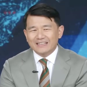 Daily Show host Ronny Chieng mocked Trump’s Air Force One switch.