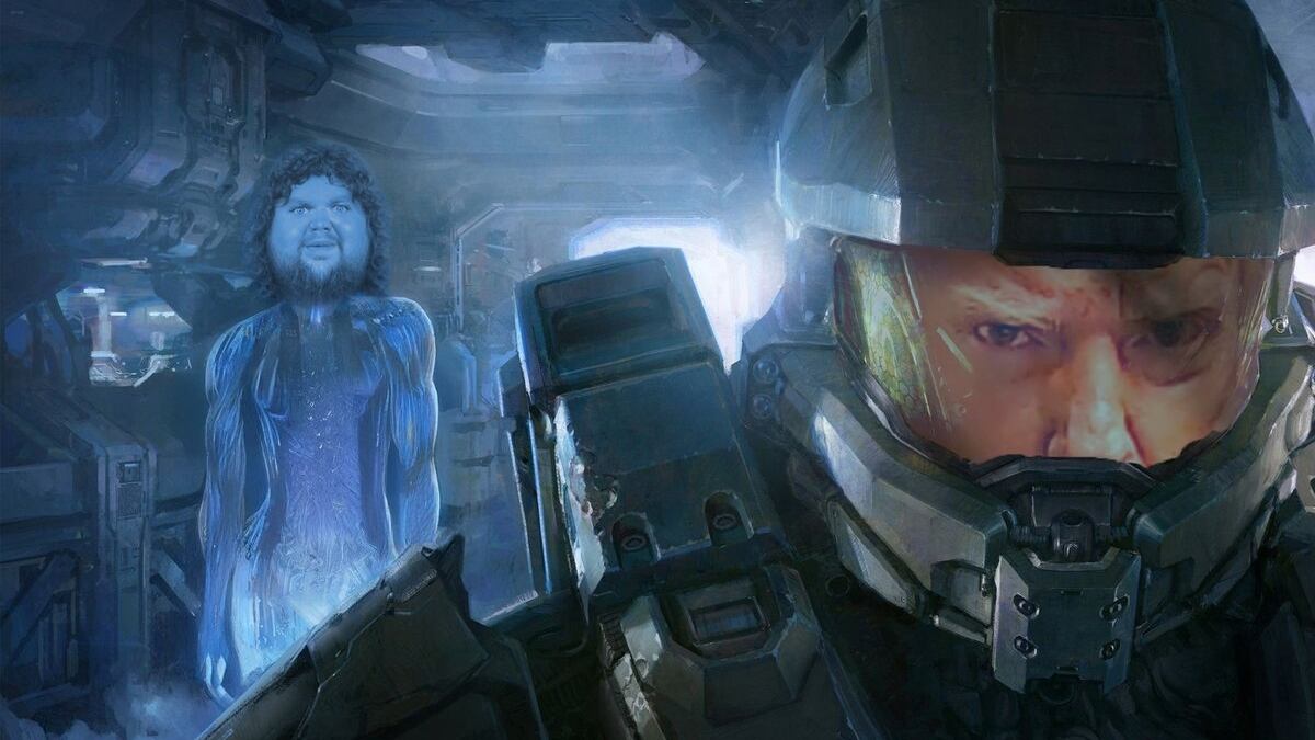 GameStop's rendering of Trump and Vance