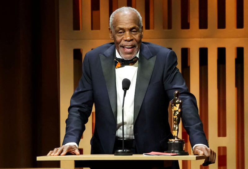 Actor Danny Glover was given the Jean Hersholt Humanitarian Award.