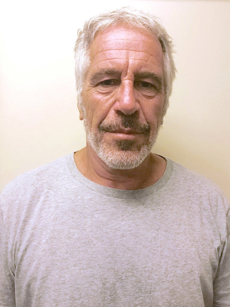 Jeffrey Epstein appears in a photograph taken for the New York State Division of Criminal Justice Services' sex offender registry March 28, 2017.