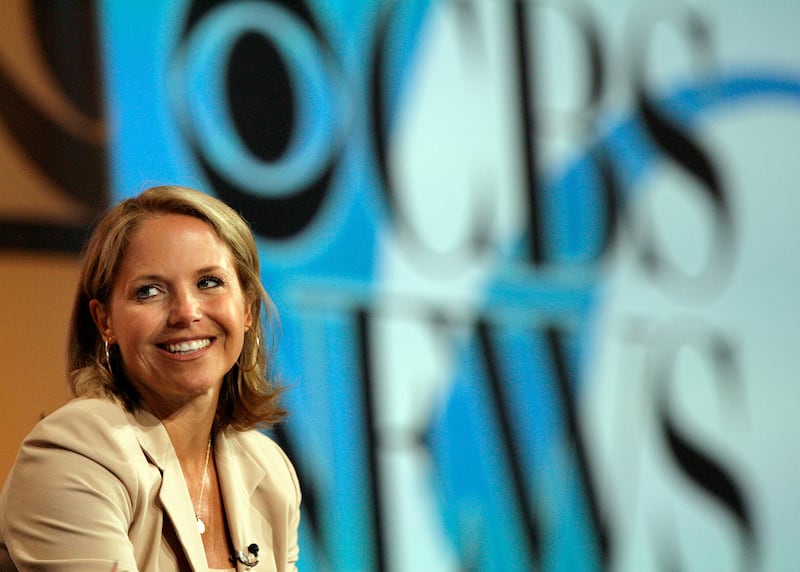 Katie Couric ahead of hosting CBS Evening News in 2006.