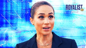 A photo illo illustration of Meghan Markle for The Royalist.