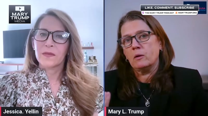 Mary Trump and Jessica Yellin