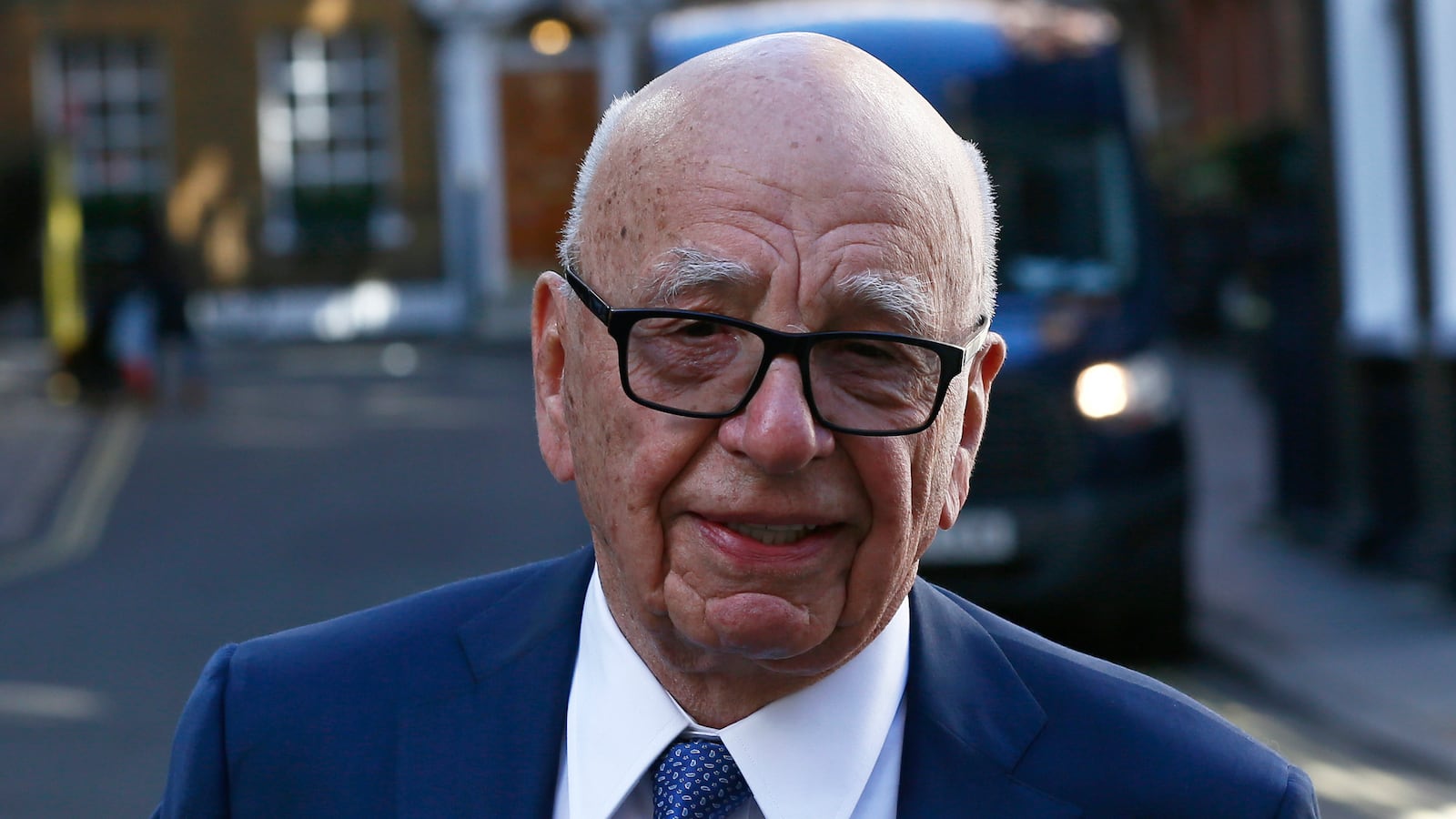 Media mogul Rupert Murdoch leaves his home in London, Britain, March 4, 2016.