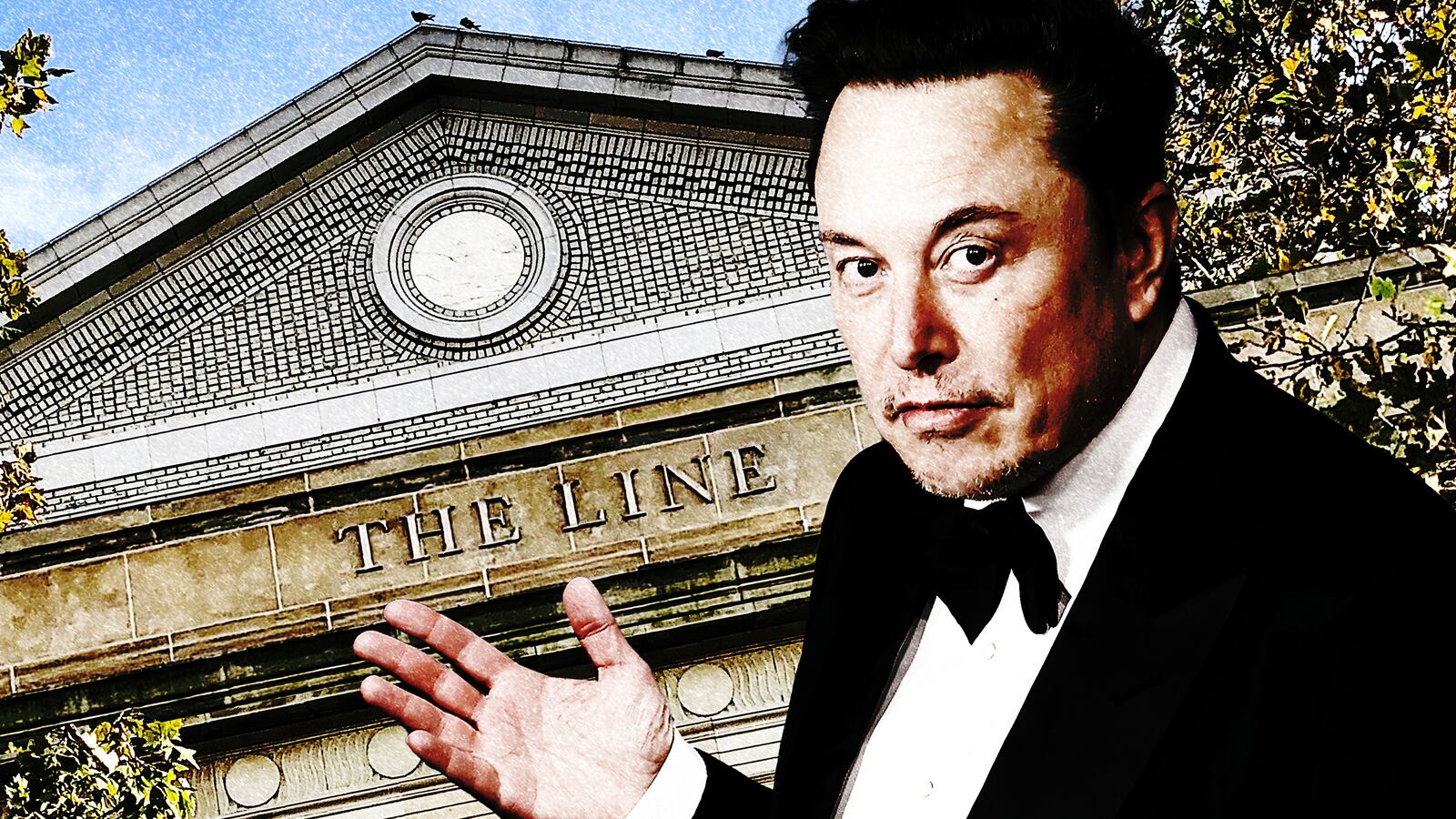 Elon Musk and The Line Hotel