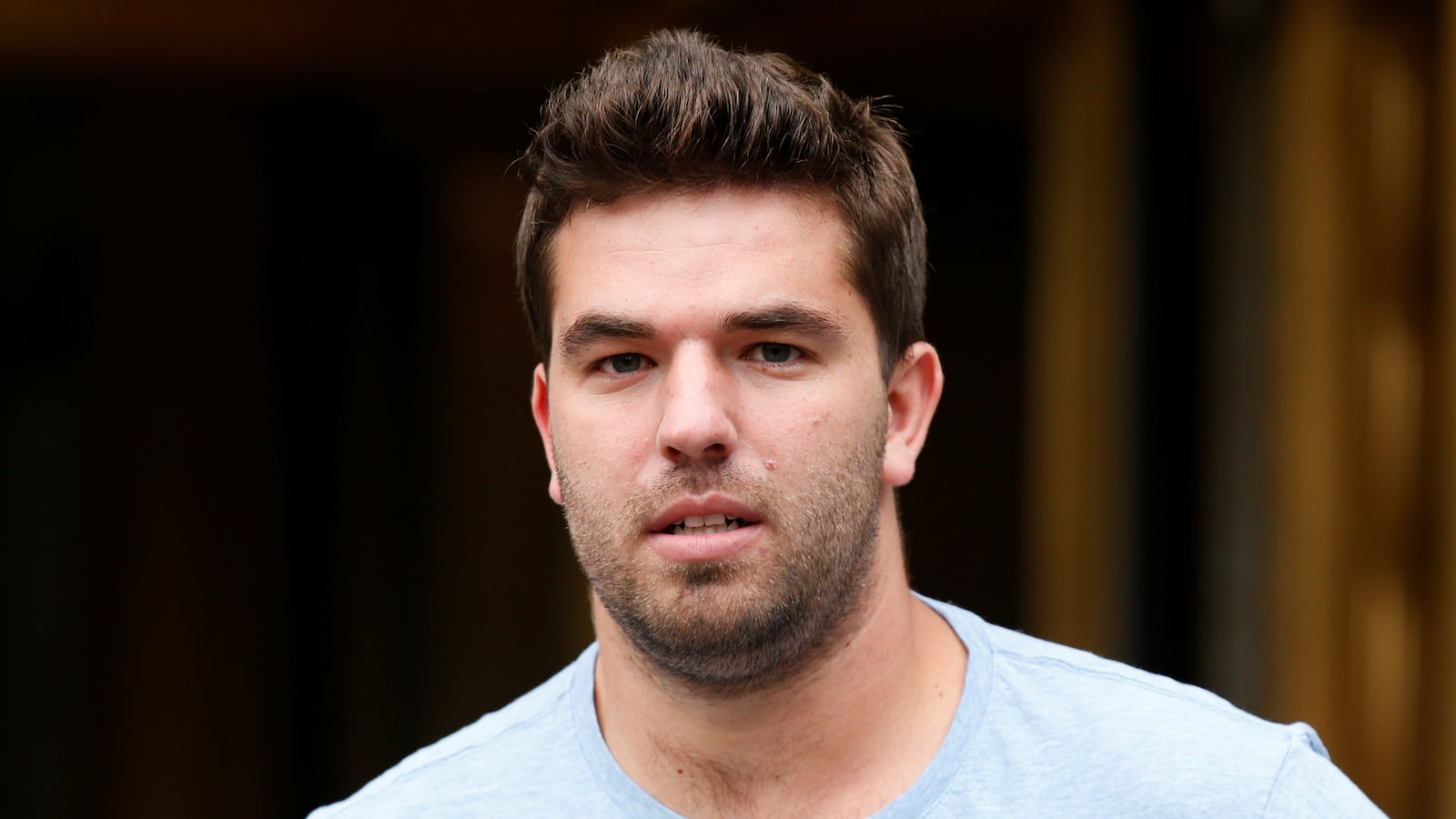Billy McFarland, organizer of the Fyre Festival, exits the U.S. Federal Court in New York City, July 1, 2017.