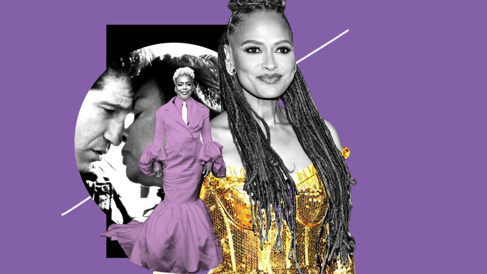 A photo illustration of Ava DuVernay and Aunjanue Ellis-Taylor in 'Origin'