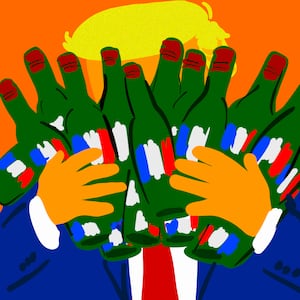 Donald Trump illustration